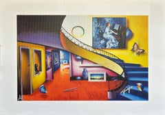 Ferjo - "The Piano Player" (2000) Hand Signed, Glicee print on canvas