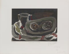 Georges Braque (after) - "Nature Morte Aux Huitres" (1950) from Estampes