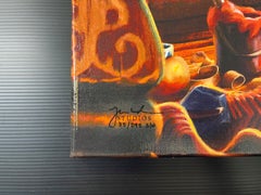 Thomas Kinkade - "Pinocchio di Geppetto" Stampa su tela
