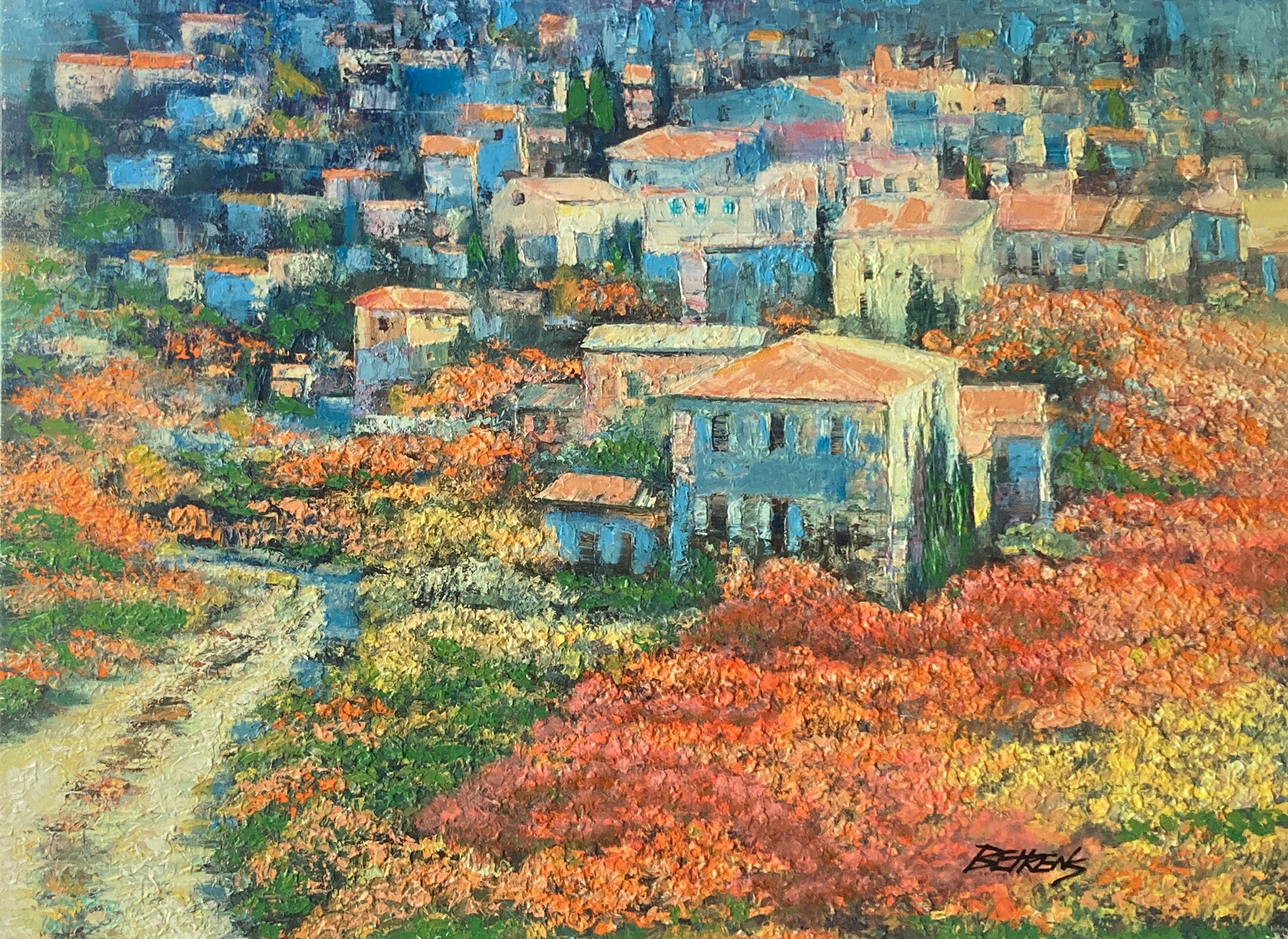 Behrens, Howard
Tuscany, 2010

Original giclee in colors on canvas with hand embellishment
32 x 24 in.

From the limited edition of 195
Hand signed and numbered by the artist