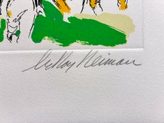 Leroy Neiman - "Football 7" Color Etching on Paper, Signed Limited Edition, 1972