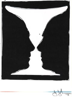 Jasper John - "Cup 2 Picasso" (1973) Lithograph in colors on wove paper