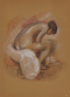 Renoir - "Baigneuse S'Essuyant Le Pied" (Bather drying her foot), 1890/1948