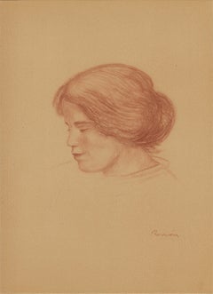 Pierre-Auguste Renoir (after) - "Gabreille" Lithograph on paper, 1895/1948