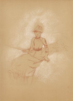 Renoir (after) - "La Pêche à la Ligne" (Line Fishing) Lithograph, 1875/1948