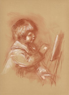 Renoir (after) - "Le Petit Peintre" Lithograph on paper, 1910/1948