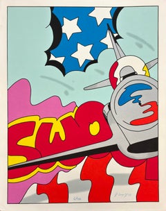 Crash - "American Thunderbird" (2003) Lithograph in colors on paper, Hand signed