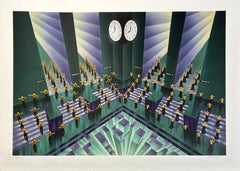 Robert Hoppe - « Super Chief » (1989) Signée à la main, lithographie sur papier