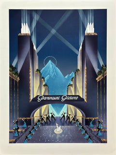 Robert Hoppe - "Paramount" (1988) Firmata a mano, litografia a colori