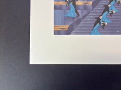 Robert Hoppe - "Paramount" (1988) Firmata a mano, litografia a colori
