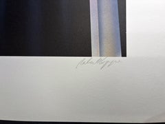 Robert Hoppe - "Pegasus" (1988) Firmata a mano, litografia a colori