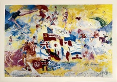 Leroy Neiman - "Neiman's Montreal" (1976) Original lithograph in colors on paper