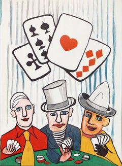 Alexander Calder - "Jouers de Cartes III" (1975) from Derriere le Miroir