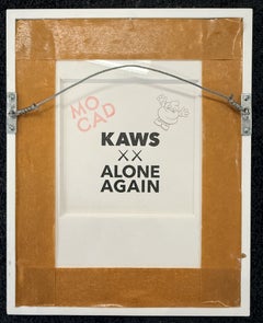 "KAWS X MOCAD" (2019) Serigrafia firmata su carta spessa, incorniciata