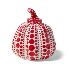 Yayoi Kusama - "Pumpkin (Red)" Scultura in resina colata, 2015
