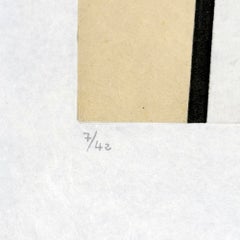 „Auto Poésie: en Cavale de Bloomington“ Aquatinta auf Japanpapier, vollständig signiert