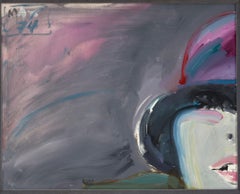 „Porträt von Bebe“ (1974), Ölgemälde auf Leinwand, signiert von Peter Max