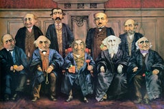 "The High Court" Lithograph on paper, signed by Charles Bragg
