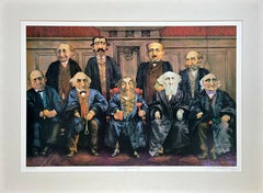 "The High Court" Lithograph on paper, signed by Charles Bragg