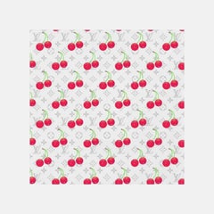 Louis Vuitton Cherry White Leather