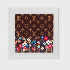 Lámina enmarcada de edición limitada «Flower Garden» de Takashi Murakami para Louis Vuitton