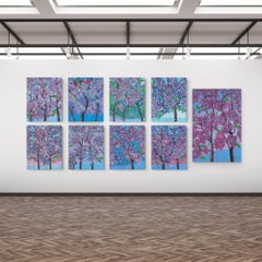 H20 (full set of 8) (from the Emotions) Damien Hirst Cherry Blossom Prints