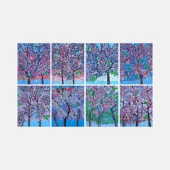 H20 (full set of 8) (from the Emotions) Damien Hirst Cherry Blossom Prints
