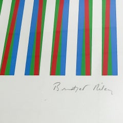 Bridget Riley Firebird (S. 9, T. & G. 10) Stampa astratta incorniciata, edizione limitata