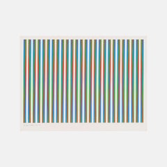Bridget Riley Firebird (S. 9, T. & G. 10) Stampa astratta incorniciata, edizione limitata