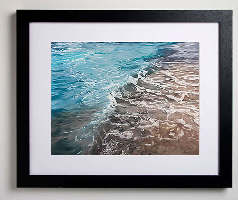 This price and size includes the frame. Framing options are: white, black, natural and aluminum. Please contact the gallery for pricing of unframed prints and to choose your frame. Limited edition giclee print on Hahnemuehle paper. Arrives with a