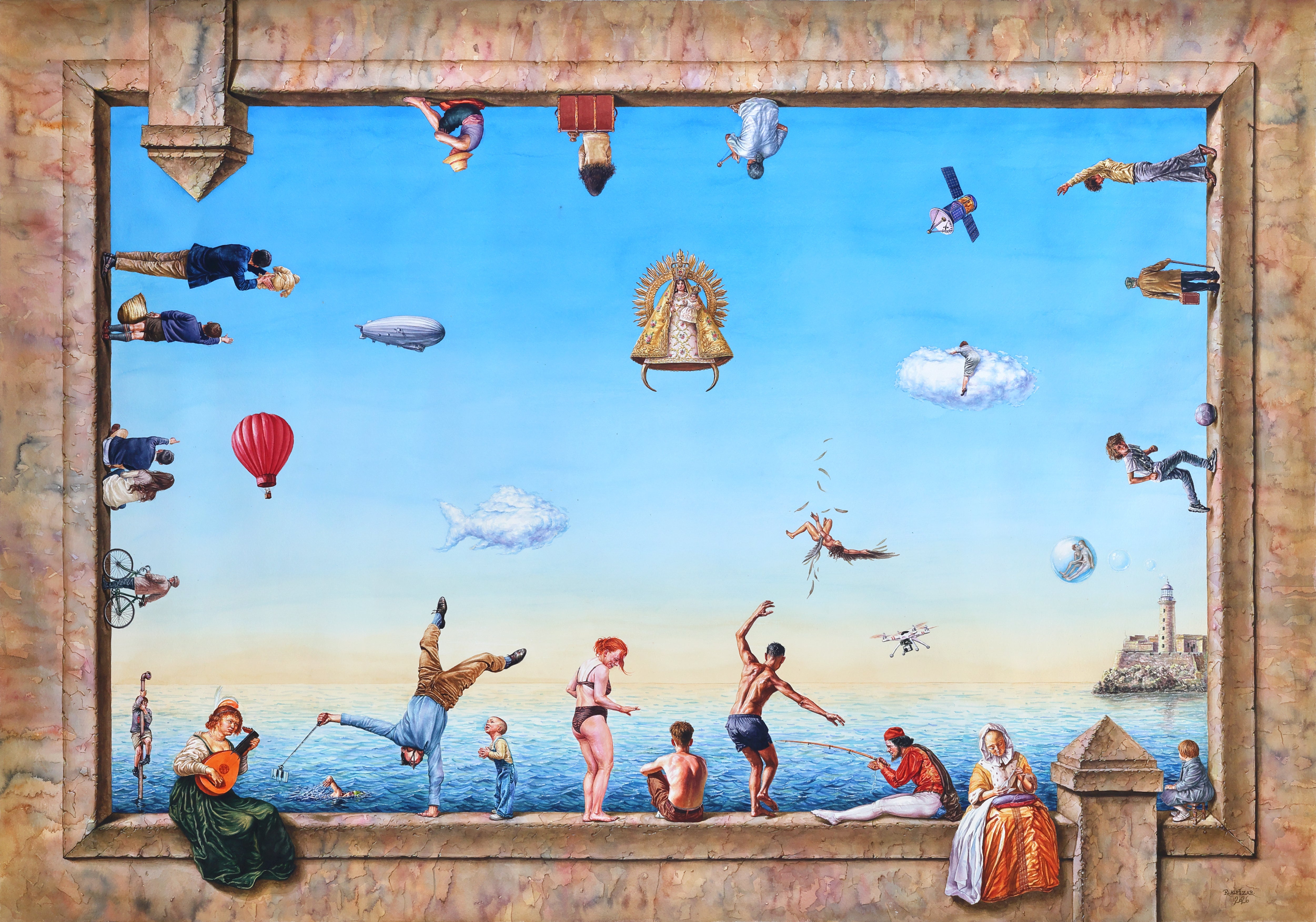 Figurative Art de Rubén Alpízar - De la serie «Sueño de una tarde de verano»