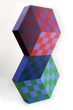 Sculpture de Victor Vasarely : Axo