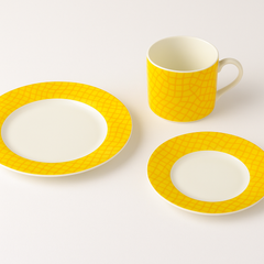 Infinity Nets (tea set) by Yayoi Kusama. Complete three-piece set edition of 500