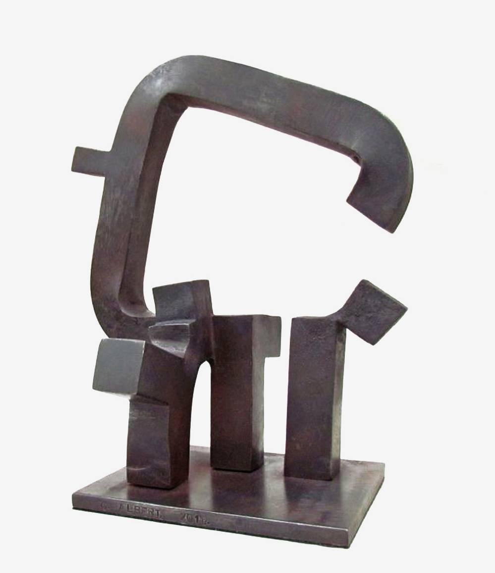 Carlos Albert Abstract Sculpture - Espejo-Raiz