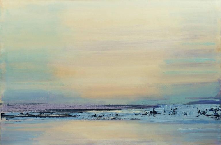 Barbara Sussberg Landscape Painting - Sunset in Venice