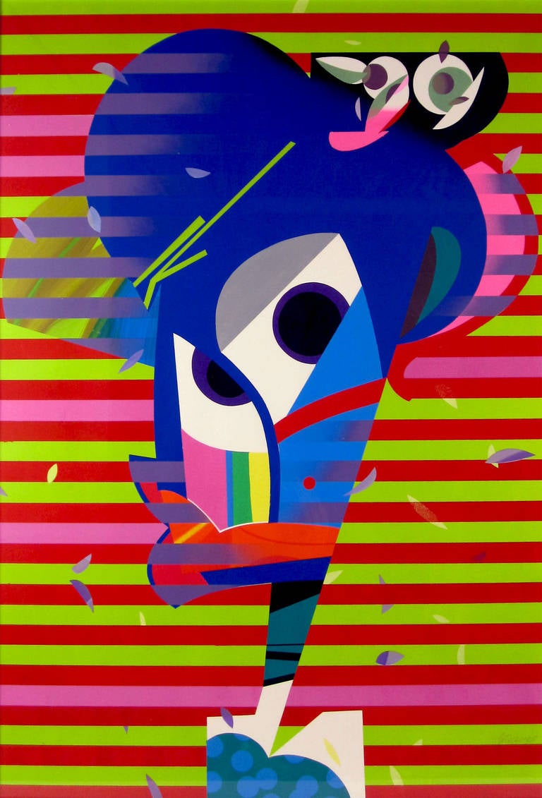Jose Palacios, Coqueta, Acrílico sobre papel, 2014