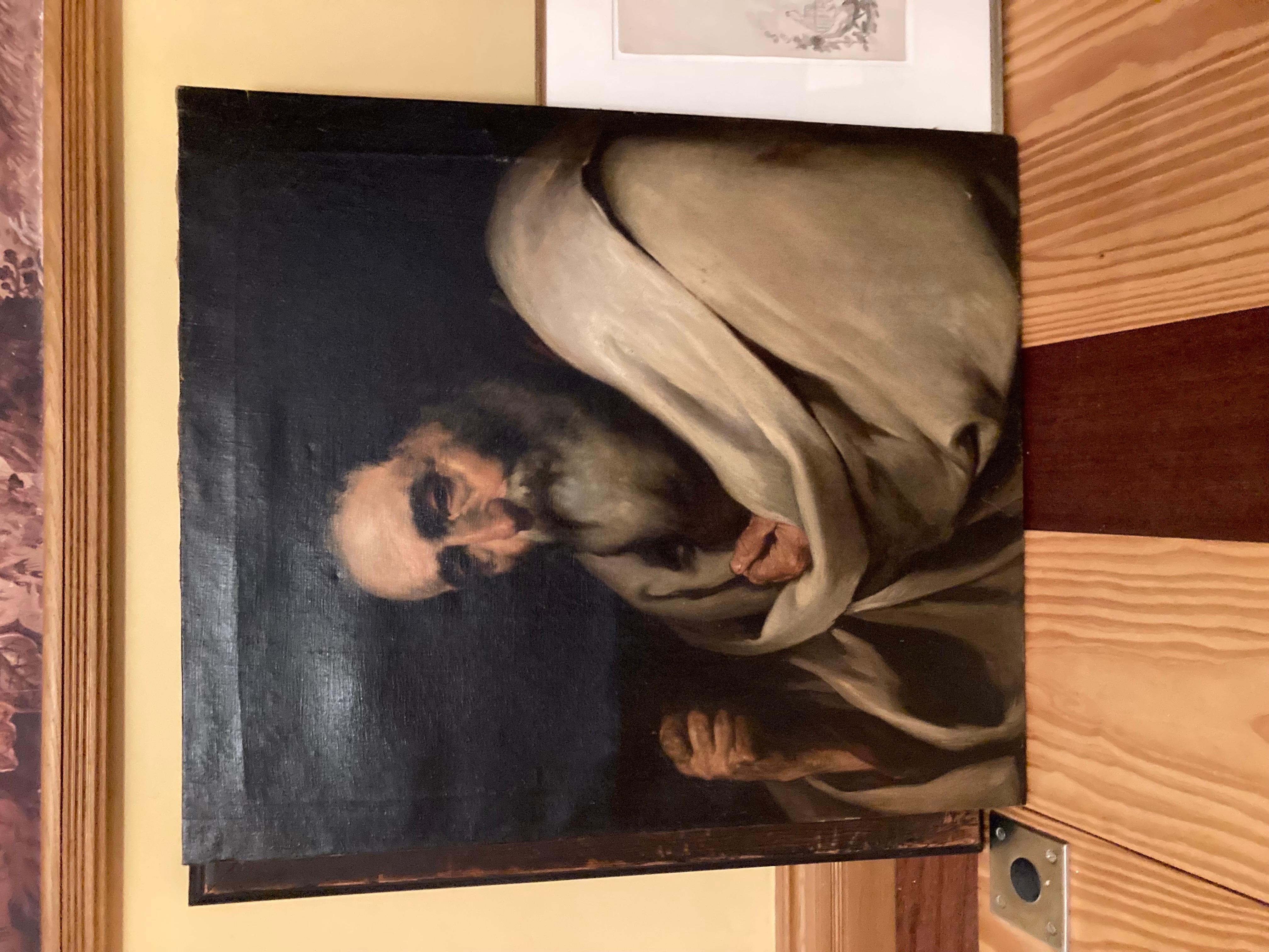 Alter Meister
Ein Öldruck nach einem Gemälde von Jusepe de Ribera im Museo del Prado, Spanien. Dies ist ein früher Druck nach dem Original. 