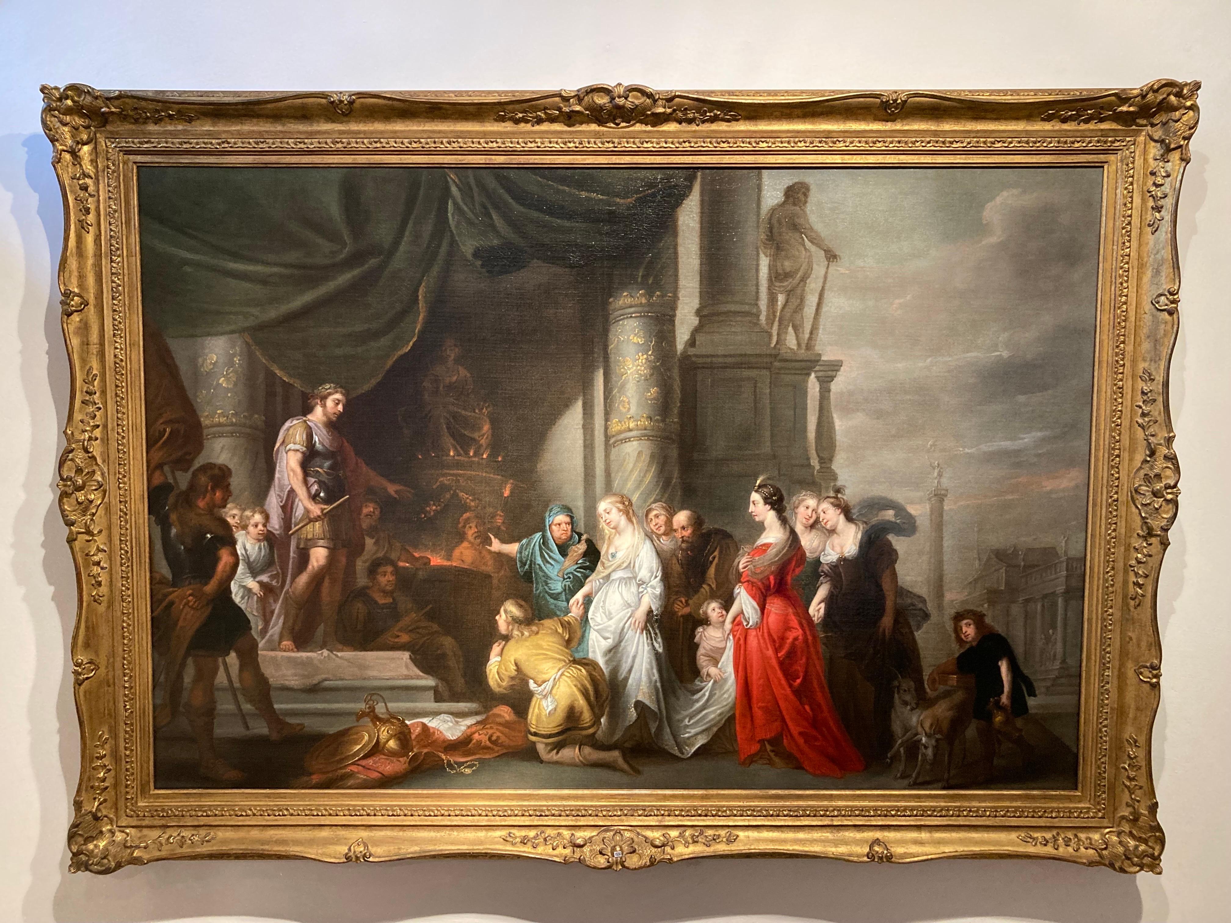 Kontinenz von Scipio, Erasmus Quellinus, Schule Rubens, Barockkunst, Alter Meister im Angebot 13