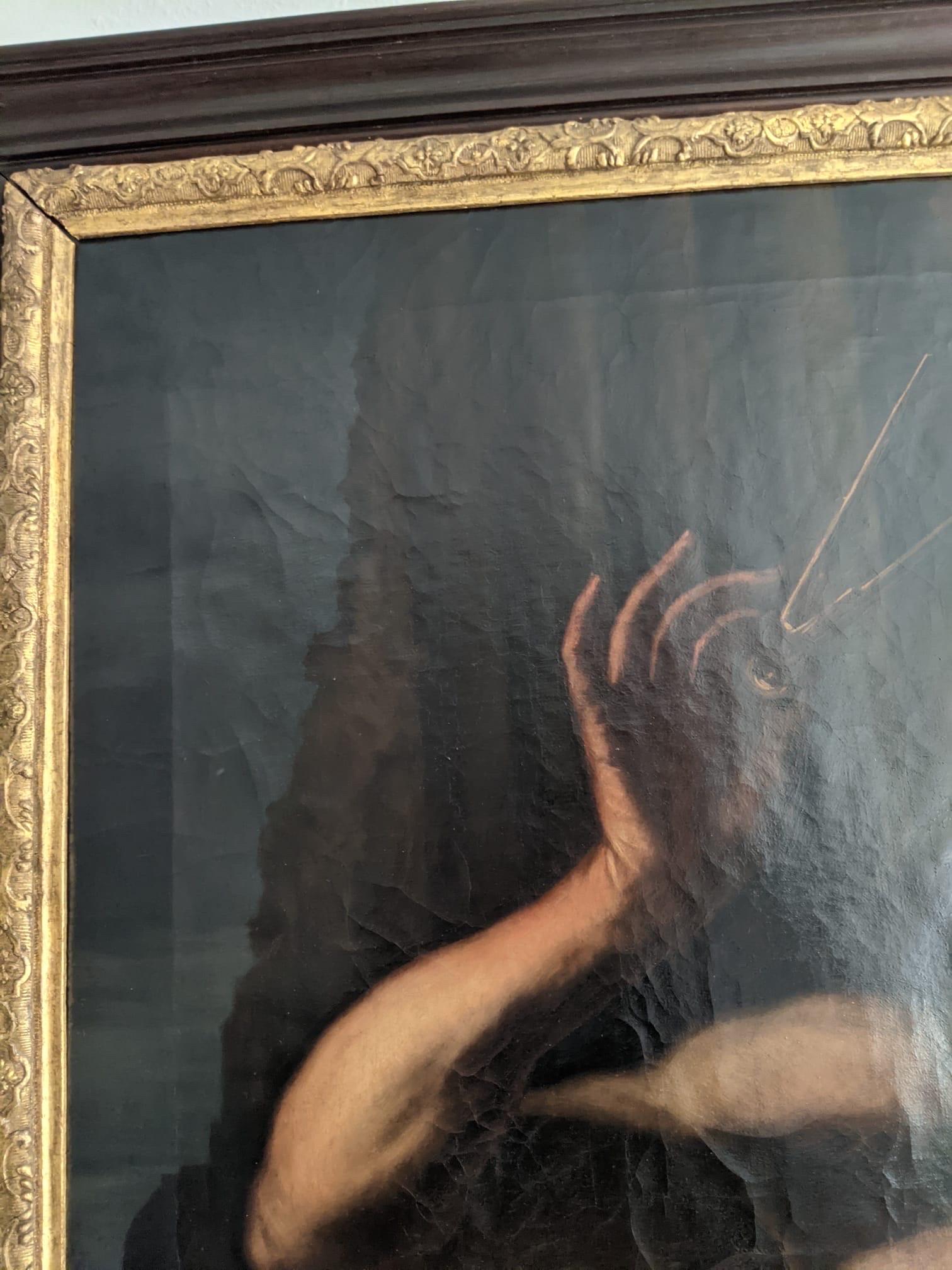 Euklid Philosopher, Portrait of a Man, Old Master Painting, Baroque Art For Sale 4