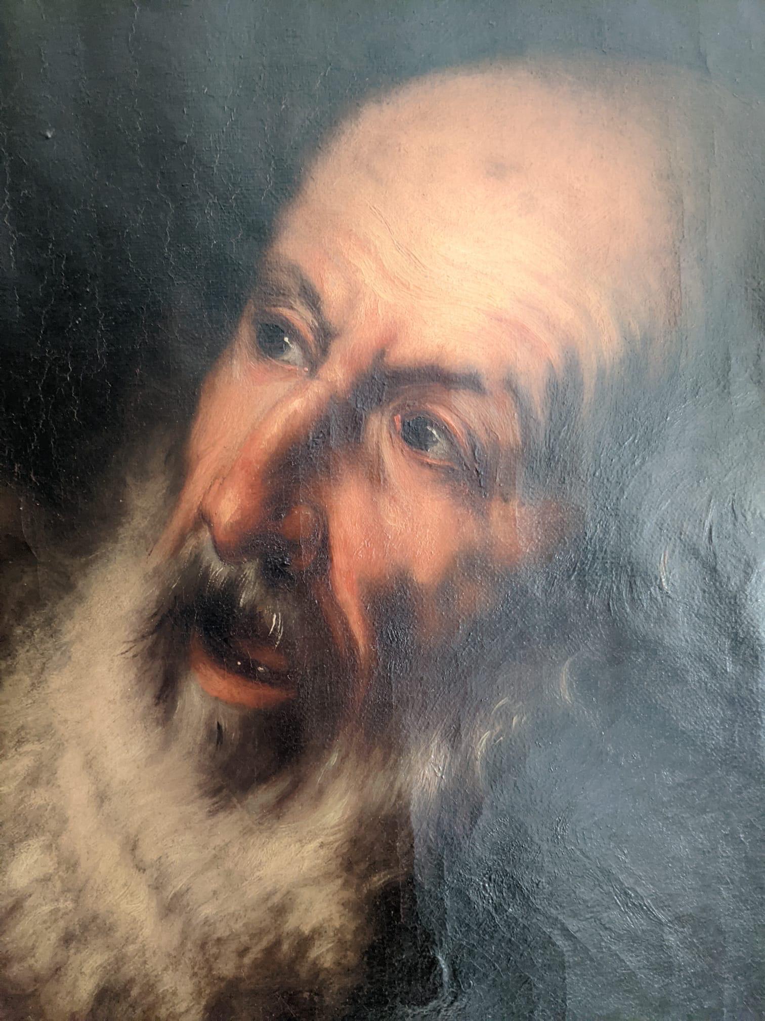 Euklid Philosopher, Portrait of a Man, Old Master Painting, Baroque Art For Sale 6