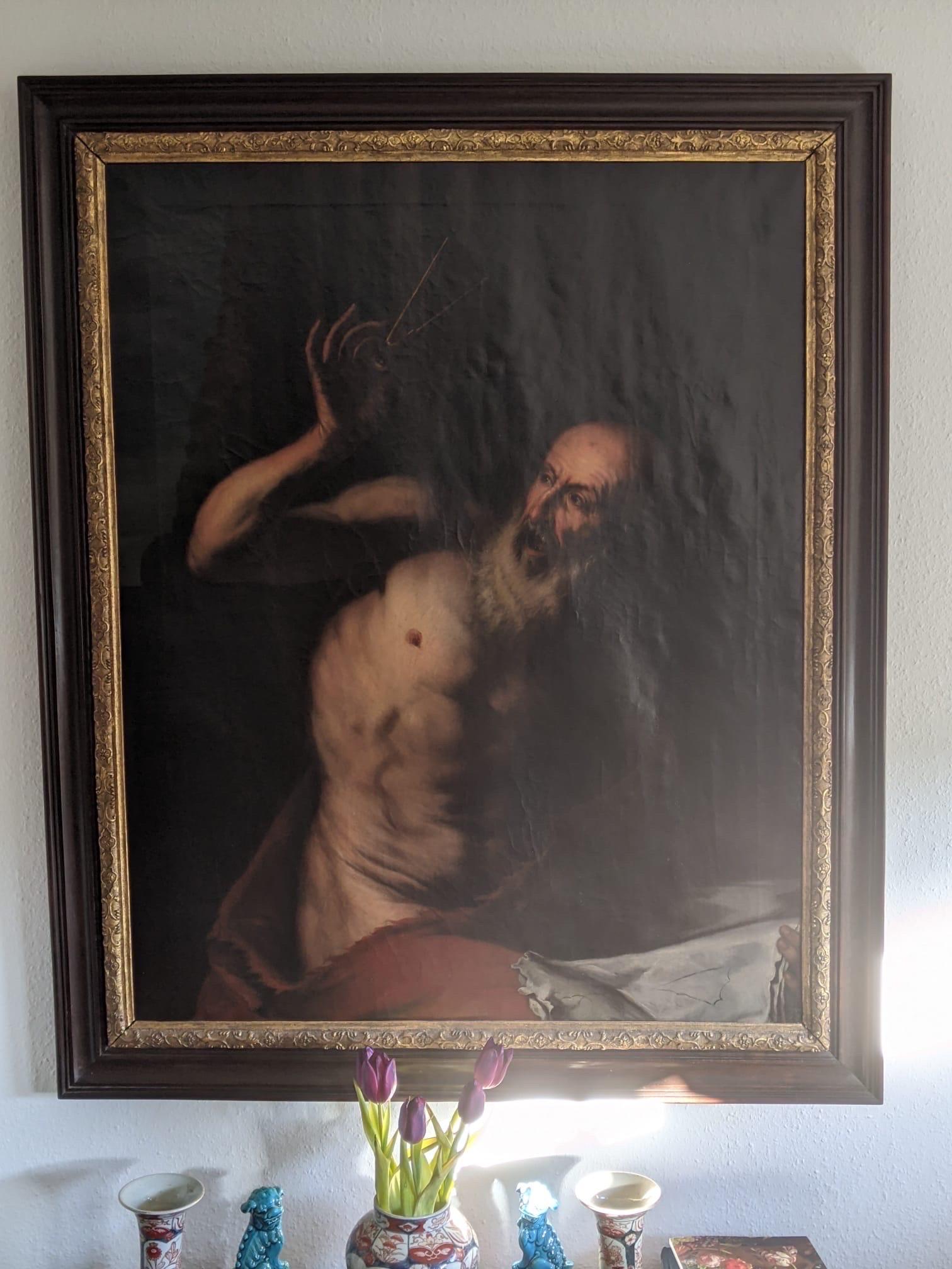 Euklid Philosopher, Portrait of a Man, Old Master Painting, Baroque Art For Sale 11