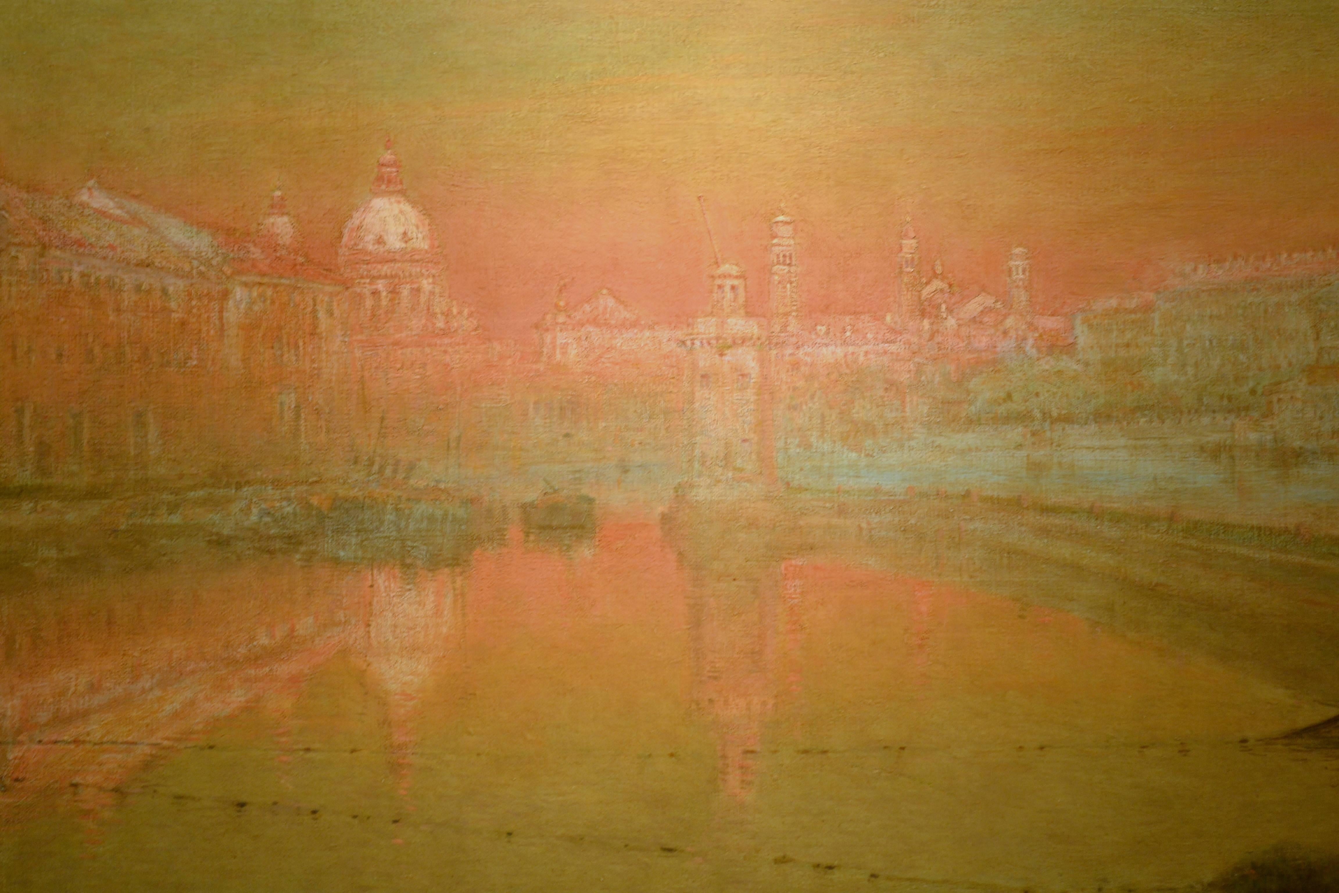 Venice - Midsummer Sunset - Painting by Albert Goodwin