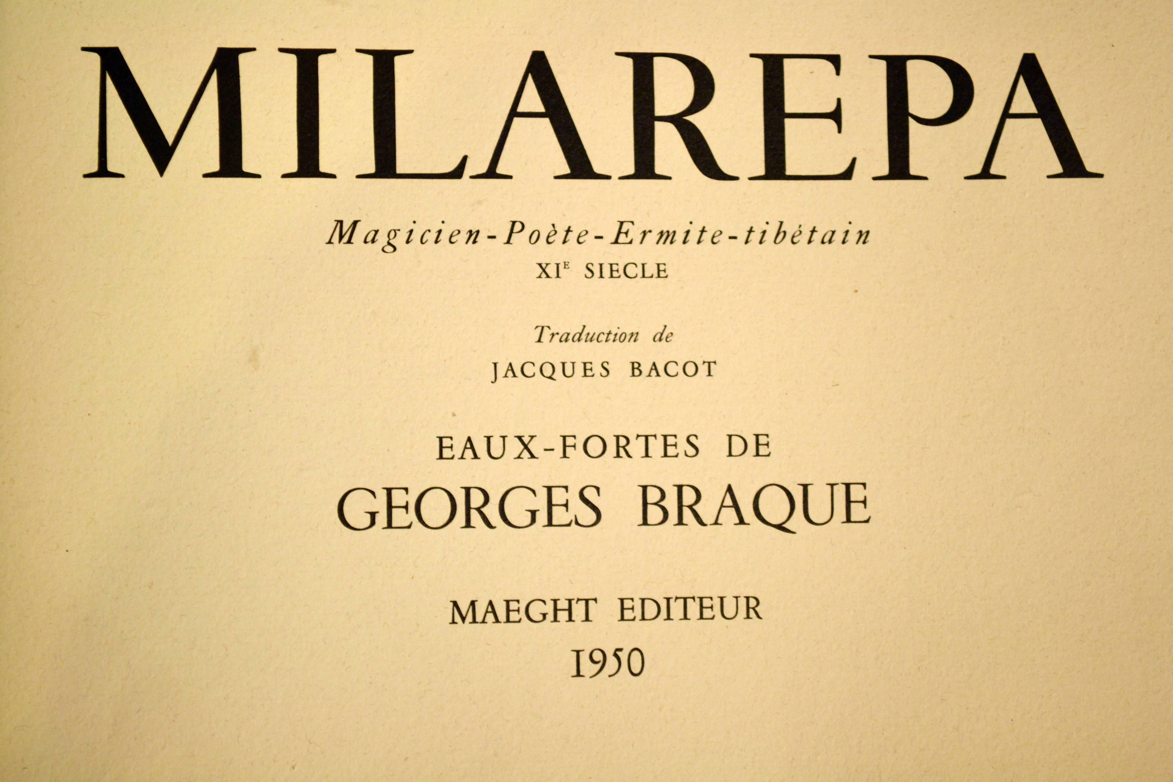 Georges Braque Abstract Print - Milarepa