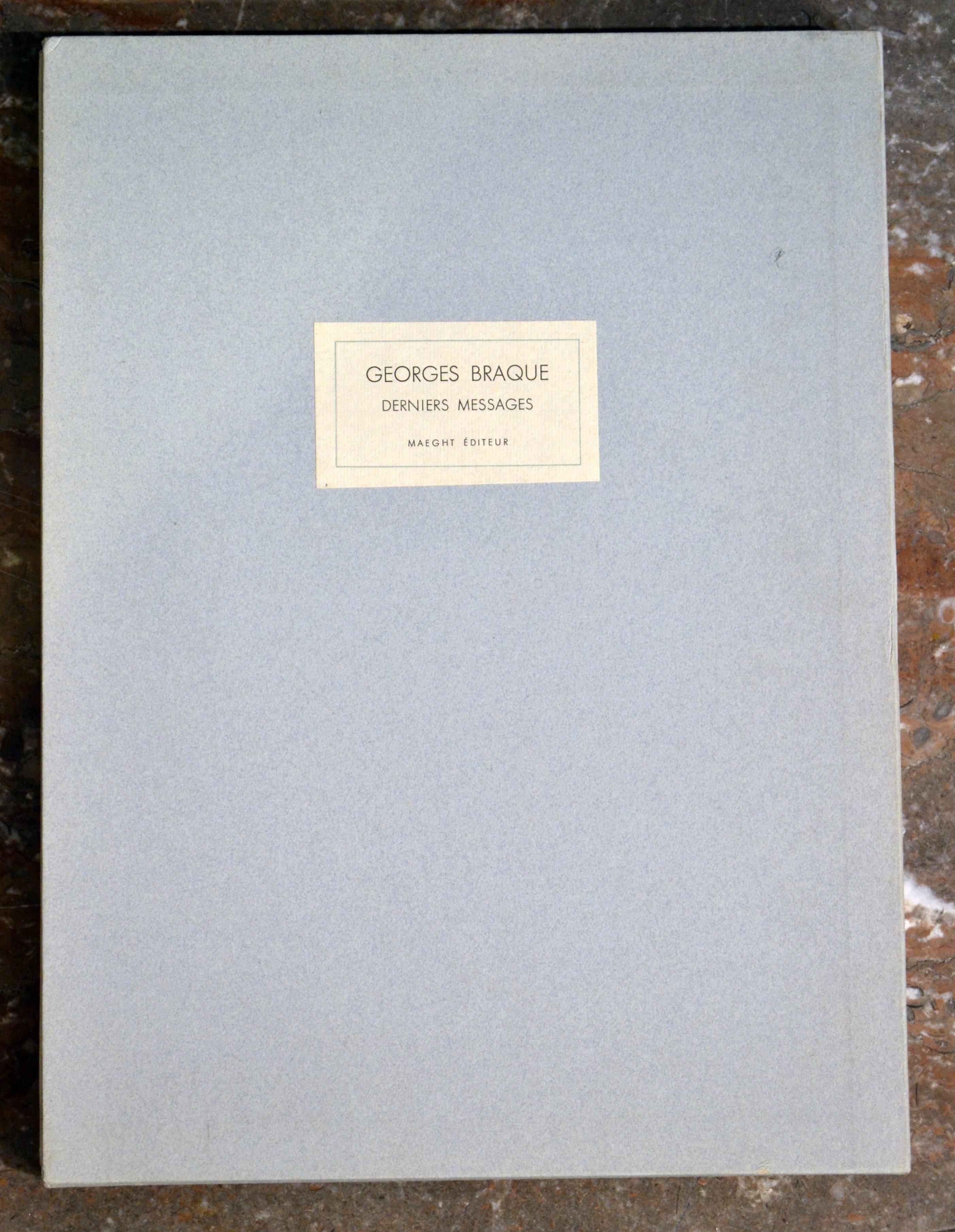 Georges Braque Animal Print - Derriere Le Miroir N°166 ''Derniers Messages''