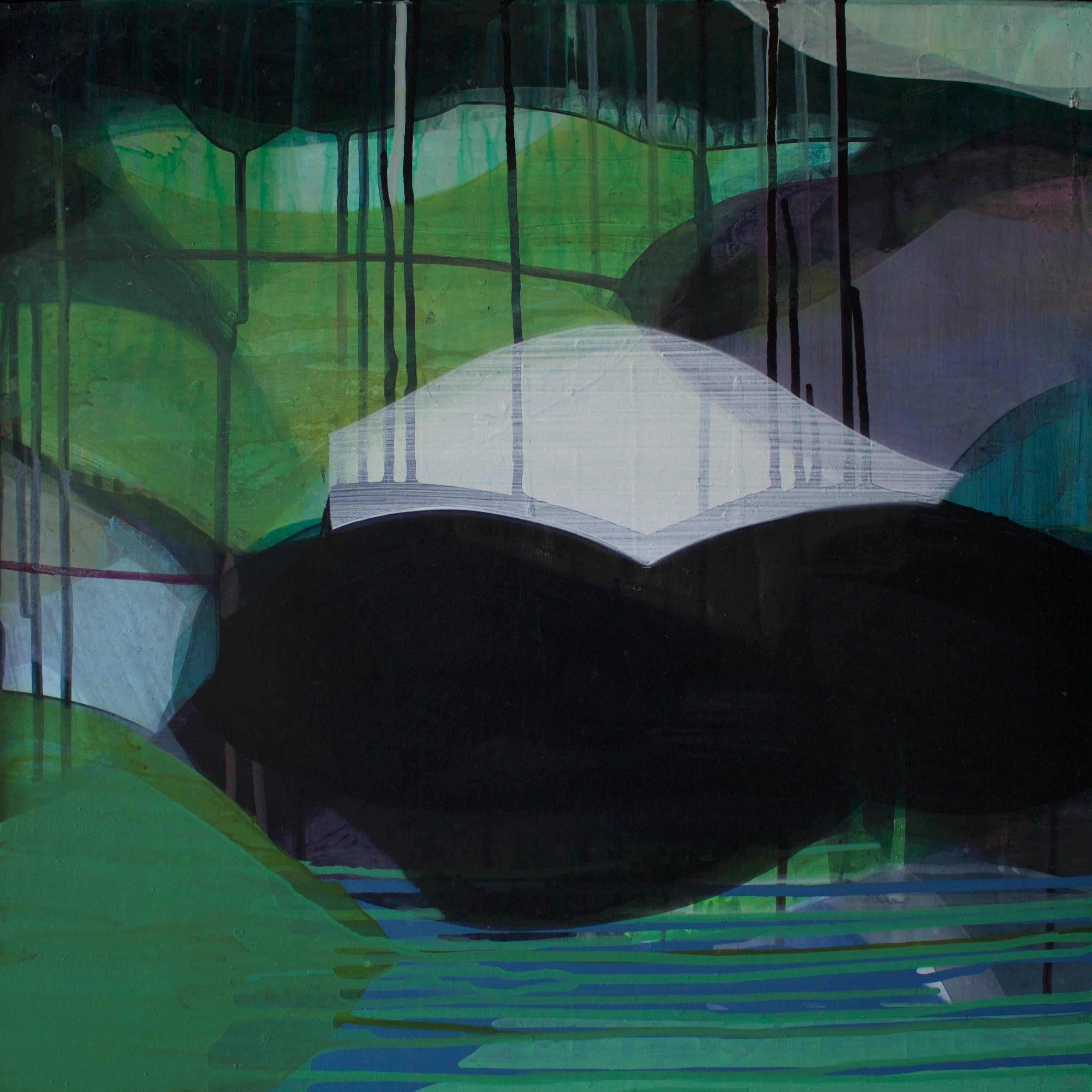 Katherine Sandoz Abstract Painting - Arrowplant