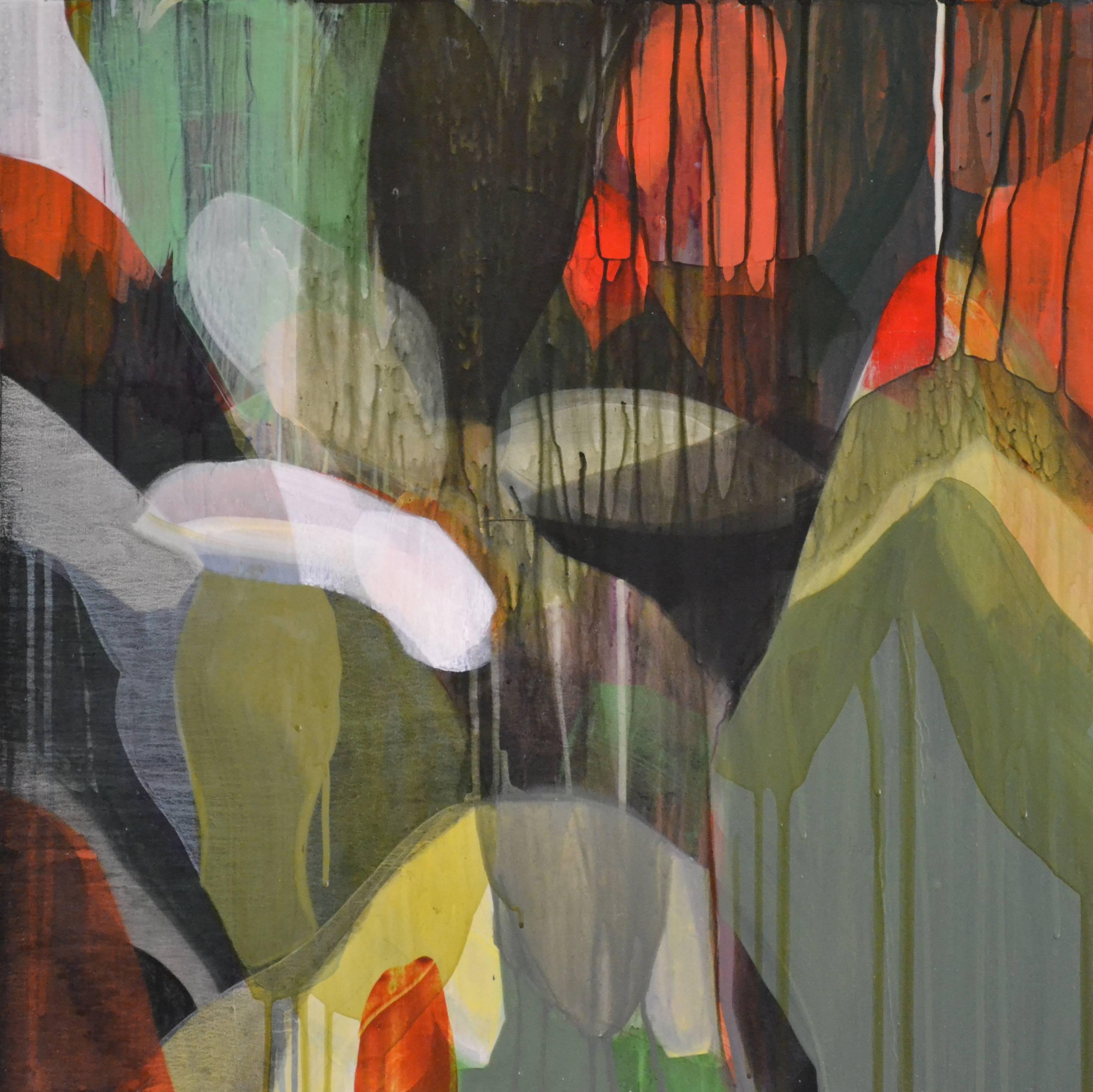 Katherine Sandoz Abstract Painting - Begonia