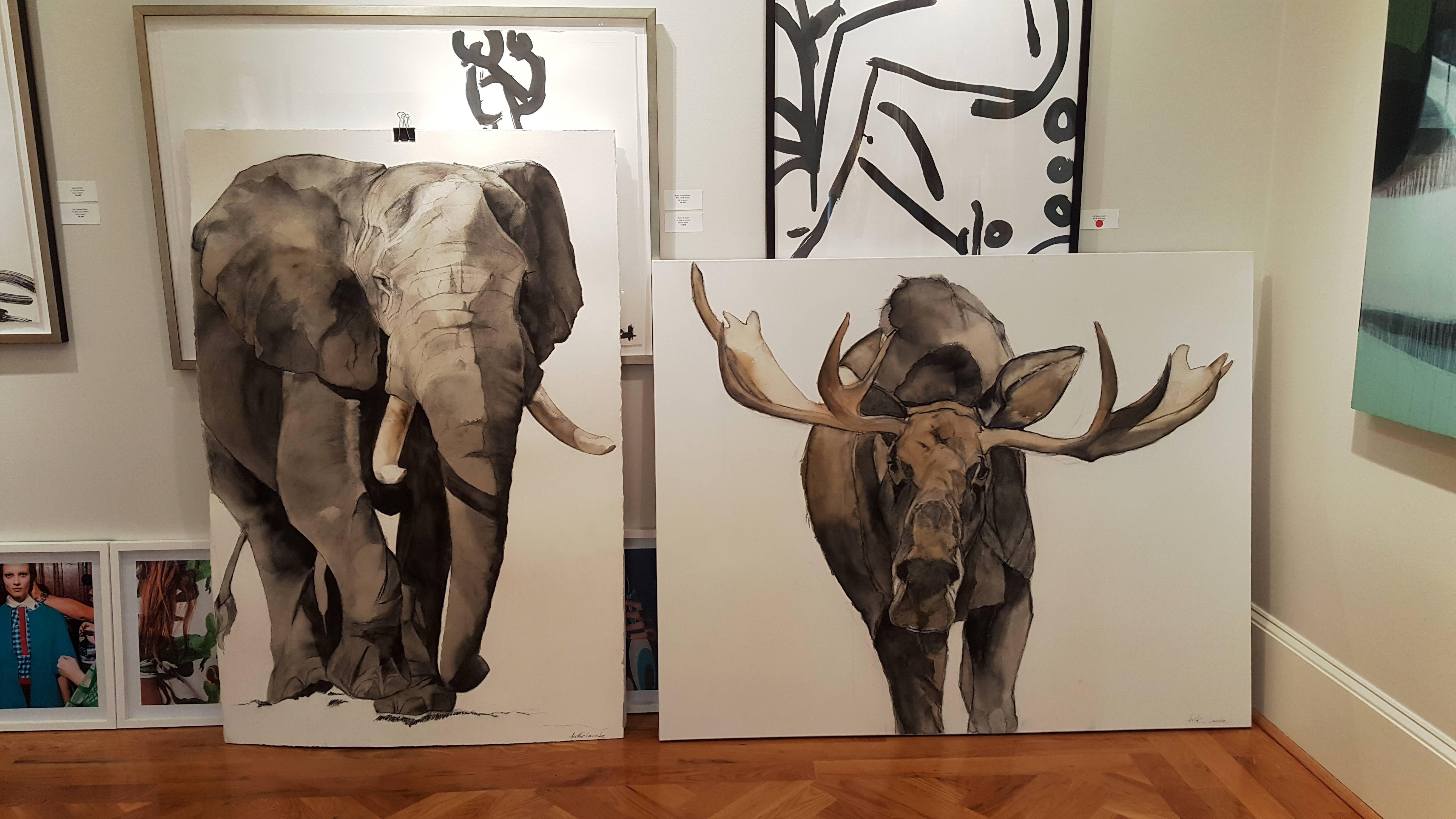 Bull Moose - Art by Heather Lancaster