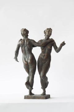 "Doppelganger" - Contemporary Bronze Figurative Sculpture - Bernini