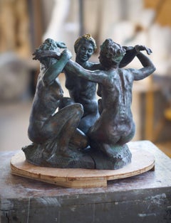 "The Three Graces" - Contemporary Bronze Figurative Sculpture - Bernini