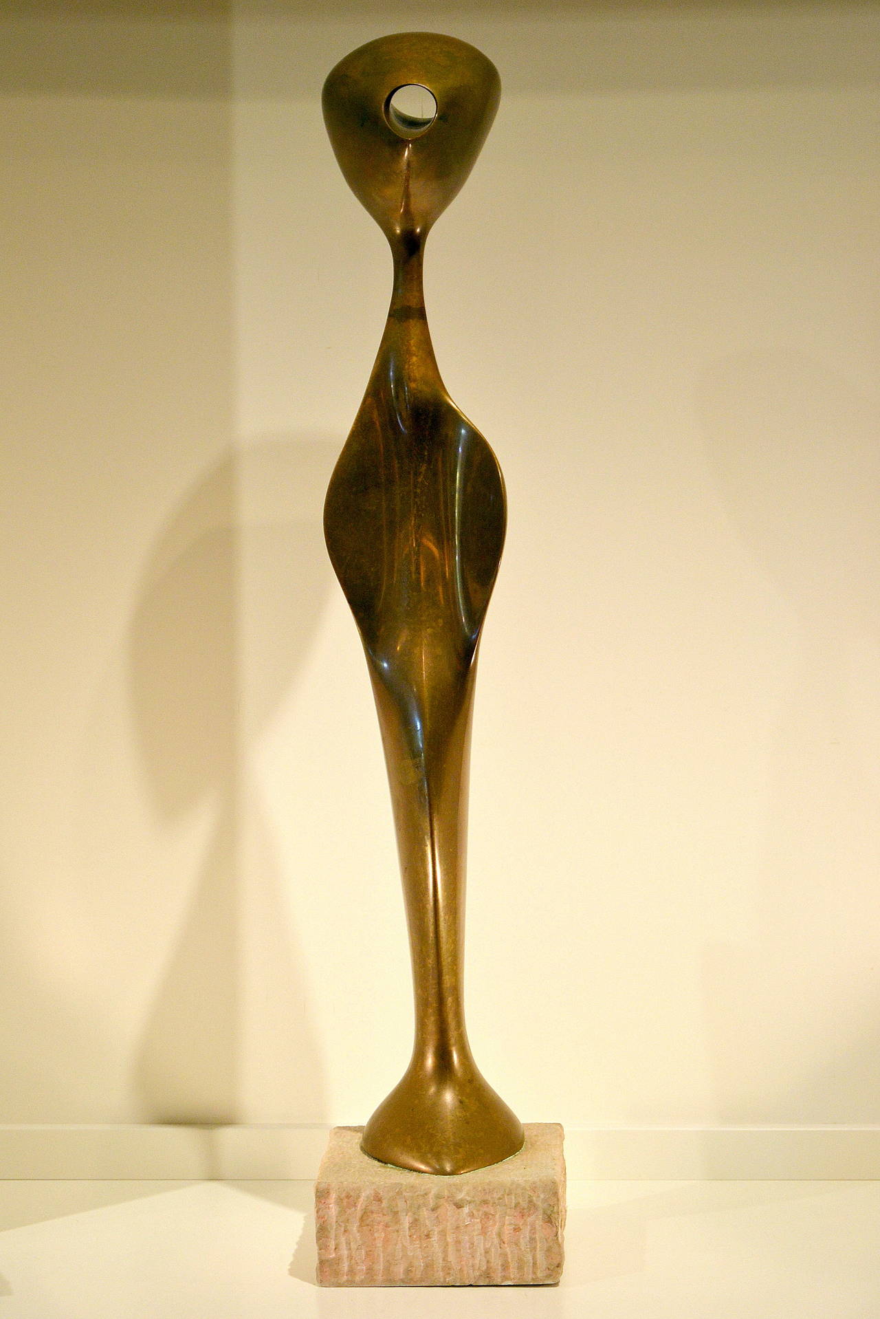 Untitled (brass, 1970) - Sculpture by Joel Perlman
